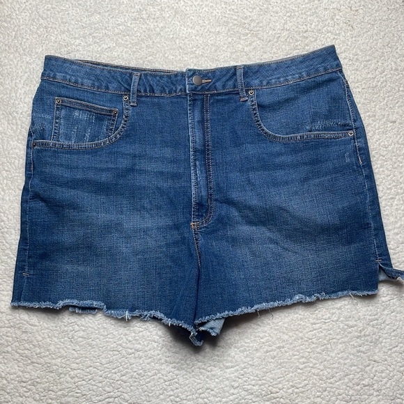 Nine Eight New York Denim Jeans Shorts Stretch Size 16 - Picture 6 of 7